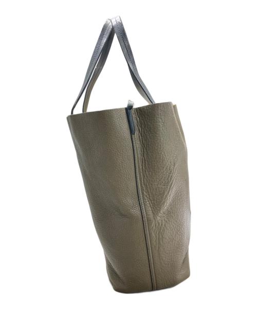 MARNI（マルニ）MARNI (マルニ) レザートートバッグ カーキ×イエローの古着・服飾アイテム