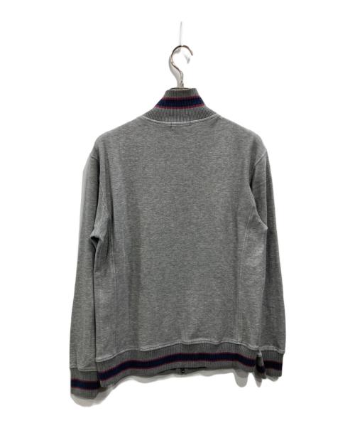BURBERRY BLACK LABEL（バーバリーブラックレーベル）BURBERRY BLACK LABEL (バーバリーブラックレーベル) ホースワッペン ジップアップスウェット グレー サイズ:2の古着・服飾アイテム