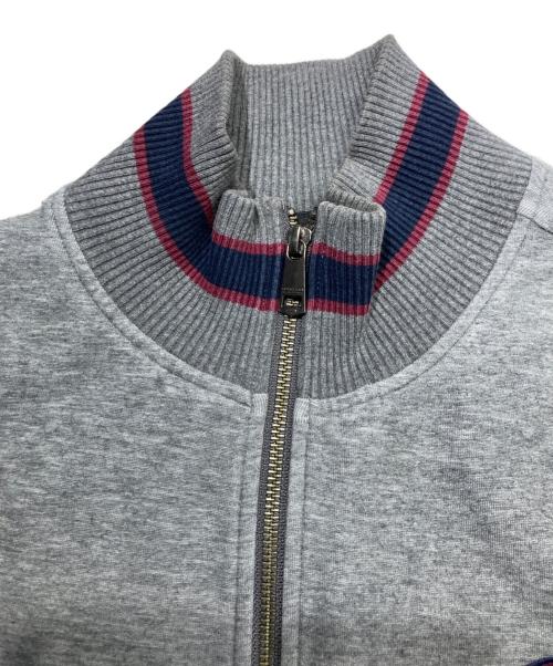 BURBERRY BLACK LABEL（バーバリーブラックレーベル）BURBERRY BLACK LABEL (バーバリーブラックレーベル) ホースワッペン ジップアップスウェット グレー サイズ:2の古着・服飾アイテム