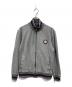 BURBERRY BLACK LABEL（バーバリーブラックレーベル）の古着「ホースワッペン ジップアップスウェット」｜グレー