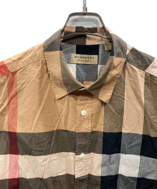 BURBERRY（バーバリー）BURBERRY (バーバリー) メガチェック ショートスリーブシャツ ベージュ サイズ:XLの古着・服飾アイテム