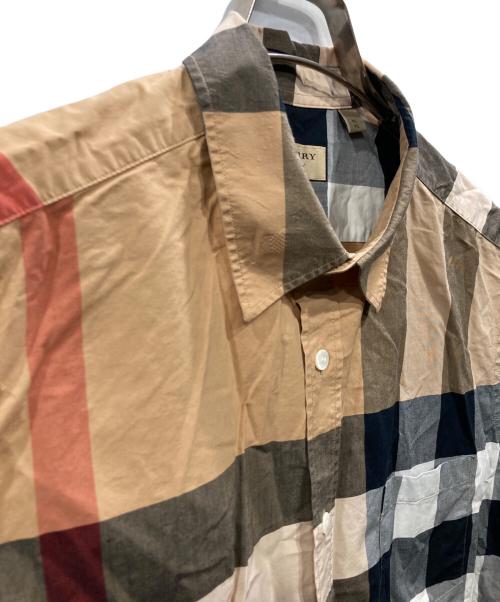 BURBERRY（バーバリー）BURBERRY (バーバリー) メガチェック ショートスリーブシャツ ベージュ サイズ:XLの古着・服飾アイテム