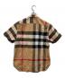 BURBERRY (バーバリー) メガチェック ショートスリーブシャツ ベージュ サイズ:XL：20000円