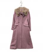 HER LIP TOハーリップトゥ）の古着「Mirage Tippet Long Coat」｜パープル