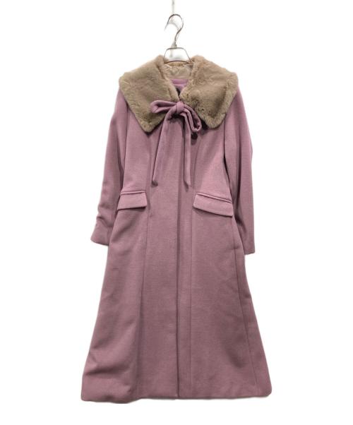 HER LIP TO（ハーリップトゥ）Her lip to (ハーリップトゥ) Mirage Tippet Long Coat パープル サイズ:Sの古着・服飾アイテム