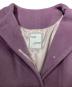 中古・古着 Her lip to (ハーリップトゥ) Mirage Tippet Long Coat パープル サイズ:S：6000円