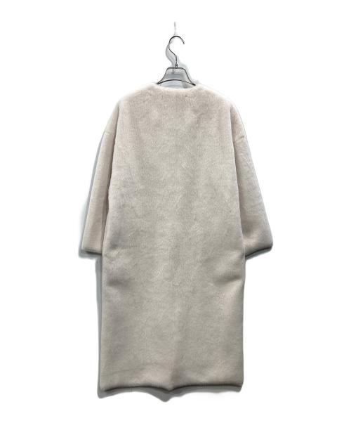HER LIP TO（ハーリップトゥ）Her lip to (ハーリップトゥ) Faux Fur Reversible Coat ホワイト×ベージュ サイズ:Mの古着・服飾アイテム