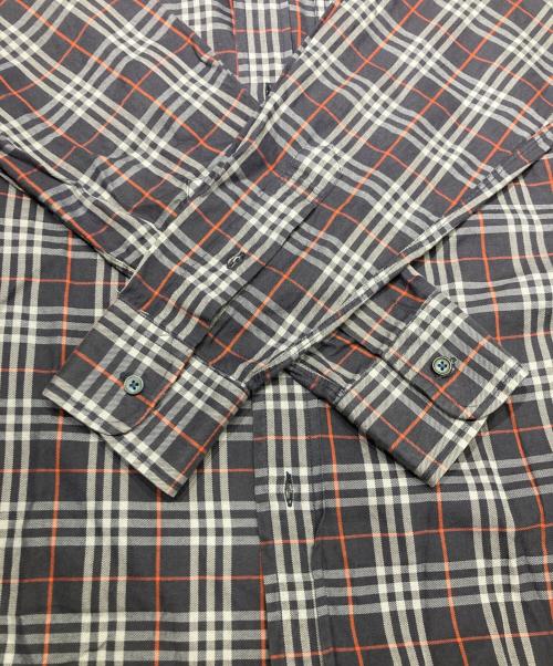 Burberry's（バーバリーズ）Burberry's (バーバリーズ) ノヴァチェック ボタンダウンシャツ ネイビー サイズ:SIZE Sの古着・服飾アイテム