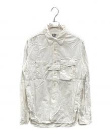 Engineered Garments×BEAMS PLUS（エンジニアド ガーメンツ×ビームスプラス）の古着「35周年記念 GLASSFIELD SHIRTS」｜ホワイト