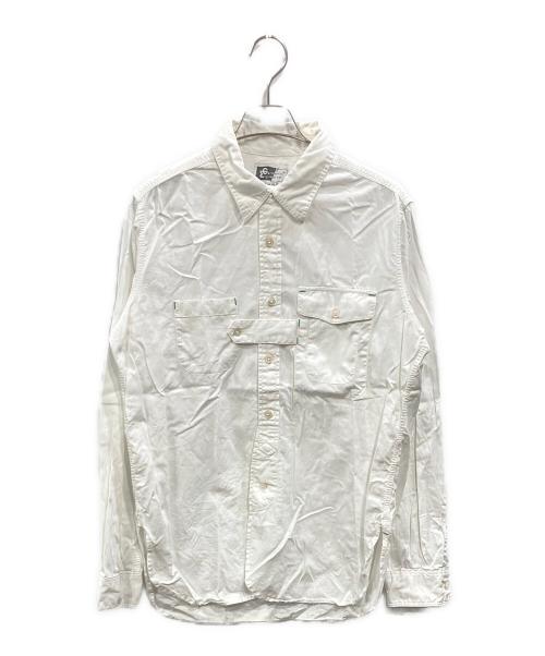 Engineered Garments（エンジニアド ガーメンツ）Engineered Garments (エンジニアド ガーメンツ) BEAMS PLUS (ビームスプラス) 35周年記念 GLASSFIELD SHIRTS ホワイト サイズ:Ｌの古着・服飾アイテム