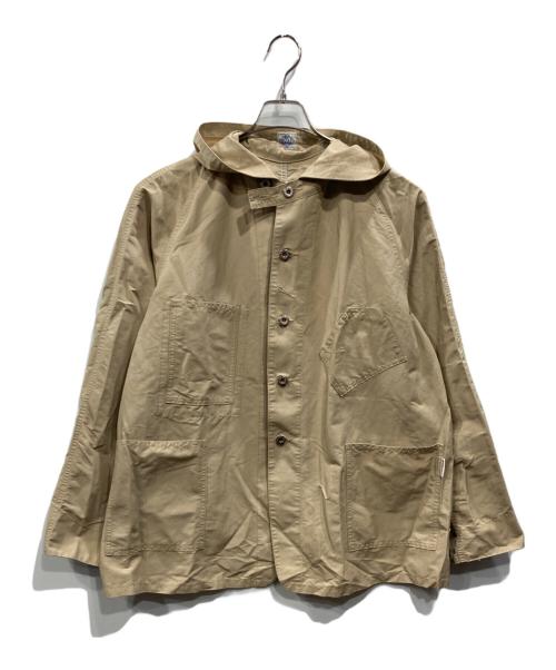 POST O'ALLS（ポストオーバーオールズ）POST O'ALLS (ポストオーバーオールズ) Battenwear (バテンウェア) Hooded Sweetbear ベージュ サイズ:XLの古着・服飾アイテム
