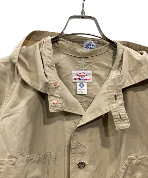 POST O'ALLS（ポストオーバーオールズ）POST O'ALLS (ポストオーバーオールズ) Battenwear (バテンウェア) Hooded Sweetbear ベージュ サイズ:XLの古着・服飾アイテム