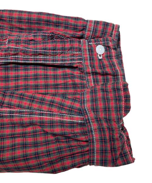 POST O'ALLS（ポストオーバーオールズ）POST O'ALLS (ポストオーバーオールズ) WORK SHIRT レッド サイズ:Ｌの古着・服飾アイテム
