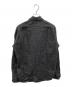 POST O'ALLS (ポストオーバーオールズ) WORK SHIRT ブラック サイズ:Ｌ：8000円
