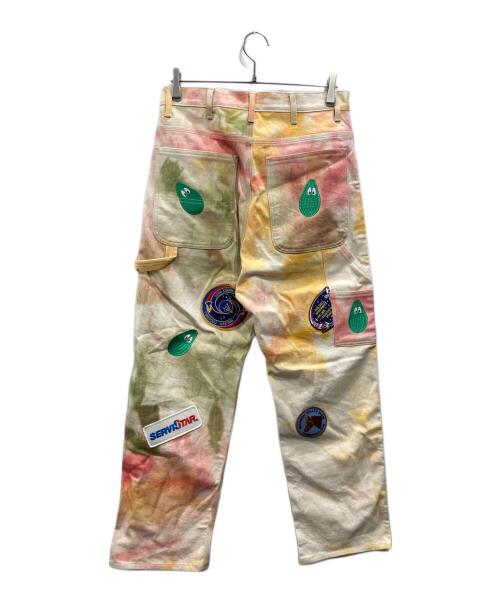 MONITALY（モニタリー）MONITALY (モニタリー) ドロップクロッチ ペインターパンツ マルチカラー サイズ:32の古着・服飾アイテム