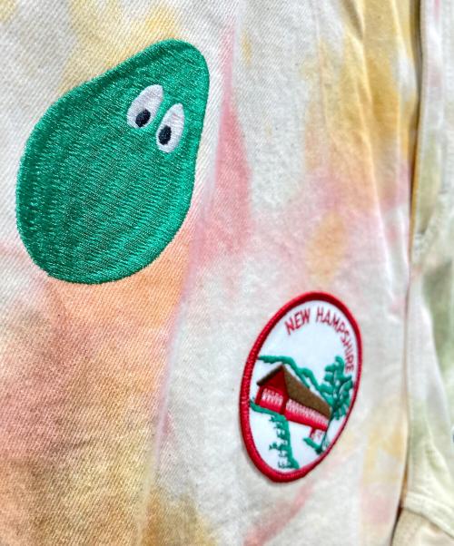 MONITALY（モニタリー）MONITALY (モニタリー) ドロップクロッチ ペインターパンツ マルチカラー サイズ:32の古着・服飾アイテム