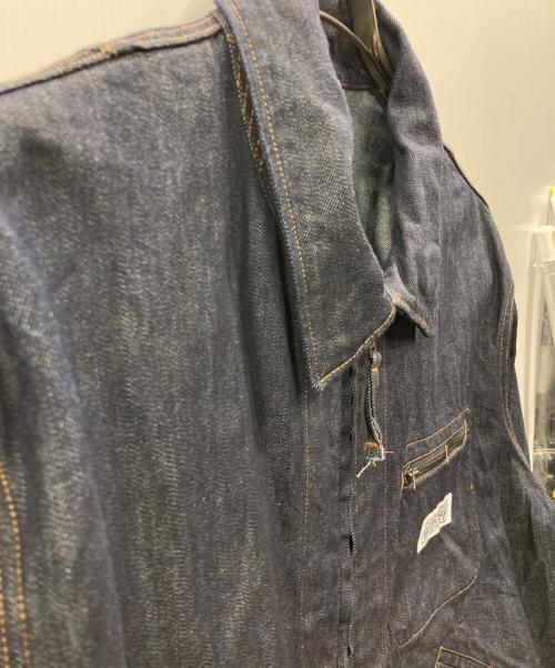 Engineered Garments WORKADAY（エンジニアドガーメンツ ワーカーデイ）Engineered Garments WORKADAY (エンジニアドガーメンツ ワーカーデイ) Short Jacket - Indigo Industrial 8oz Denim インディゴ サイズ:Lの古着・服飾アイテム