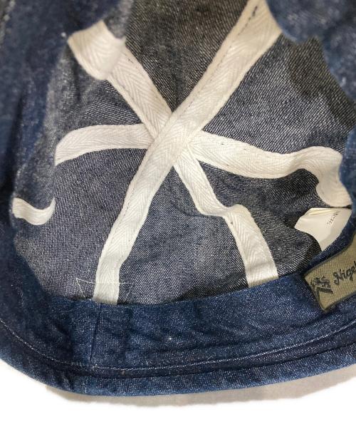 NIGEL CABOURN（ナイジェルケーボン）NIGEL CABOURN (ナイジェルケーボン) 40S USアーミー キャップ インディゴ サイズ:Lの古着・服飾アイテム