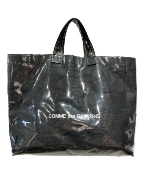COMME des GARCONS（コムデギャルソン）COMME des GARCONS (コムデギャルソン) PVCトートバッグ BLACK MARKET(ピーブイシートートバッグ ブラック マーケット） ブラックの古着・服飾アイテム