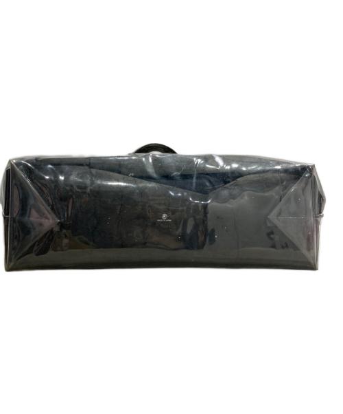 COMME des GARCONS（コムデギャルソン）COMME des GARCONS (コムデギャルソン) PVCトートバッグ BLACK MARKET(ピーブイシートートバッグ ブラック マーケット） ブラックの古着・服飾アイテム