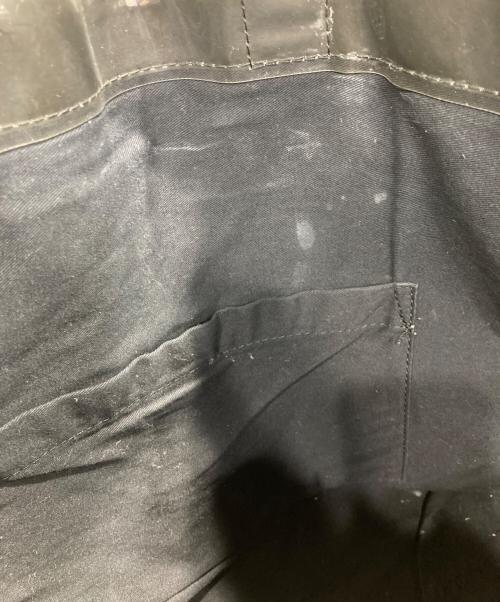 COMME des GARCONS（コムデギャルソン）COMME des GARCONS (コムデギャルソン) PVCトートバッグ BLACK MARKET(ピーブイシートートバッグ ブラック マーケット） ブラックの古着・服飾アイテム