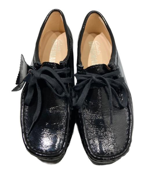 CLARKS ORIGINALS（クラークス オリジナルズ）Clarks Originals (クラークス オリジナルズ) Wallabee Black Patent ブラック サイズ:23.5の古着・服飾アイテム