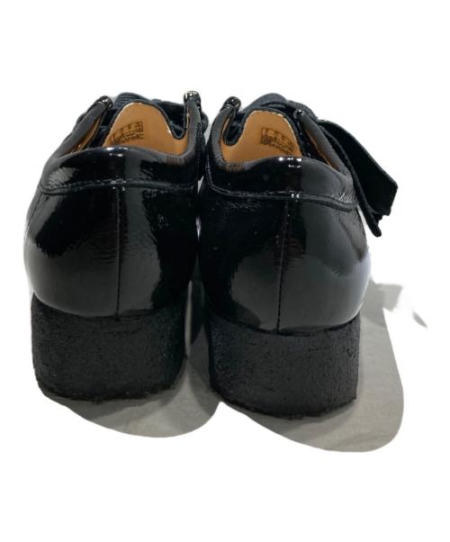 CLARKS ORIGINALS（クラークス オリジナルズ）Clarks Originals (クラークス オリジナルズ) Wallabee Black Patent ブラック サイズ:23.5の古着・服飾アイテム