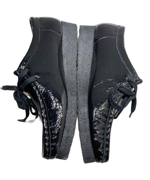CLARKS ORIGINALS（クラークス オリジナルズ）Clarks Originals (クラークス オリジナルズ) Wallabee Black Patent ブラック サイズ:23.5の古着・服飾アイテム