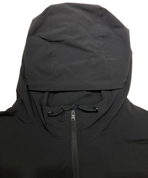 REIGNING CHAMP（レイニングチャンプ）REIGNING CHAMP (レイニングチャンプ) Ron Herman (ロンハーマン) Stretch nylon Zip hoodie（ストレッチナイロンジップフーディー） ブラック サイズ:Ｌの古着・服飾アイテム