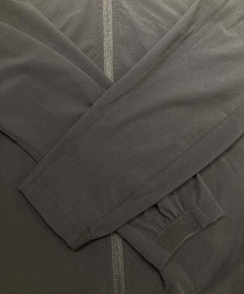 REIGNING CHAMP（レイニングチャンプ）REIGNING CHAMP (レイニングチャンプ) Ron Herman (ロンハーマン) Stretch nylon Zip hoodie（ストレッチナイロンジップフーディー） ブラック サイズ:Ｌの古着・服飾アイテム