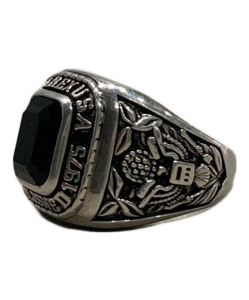 AVIREX（アヴィレックス）AVIREX (アヴィレックス) JAM HOME MADE (ジャムホームメイド) STERLING SILVER COLLEGE RING ONYX 