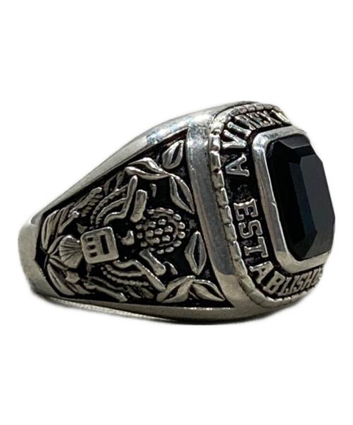 AVIREX（アヴィレックス）AVIREX (アヴィレックス) JAM HOME MADE (ジャムホームメイド) STERLING SILVER COLLEGE RING ONYX 