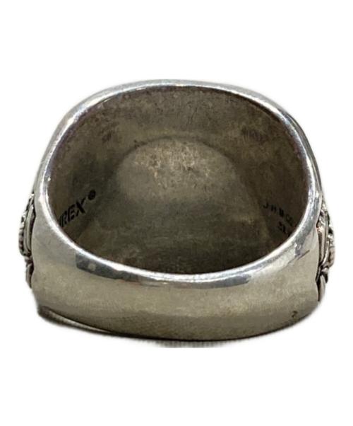 AVIREX（アヴィレックス）AVIREX (アヴィレックス) JAM HOME MADE (ジャムホームメイド) STERLING SILVER COLLEGE RING ONYX 