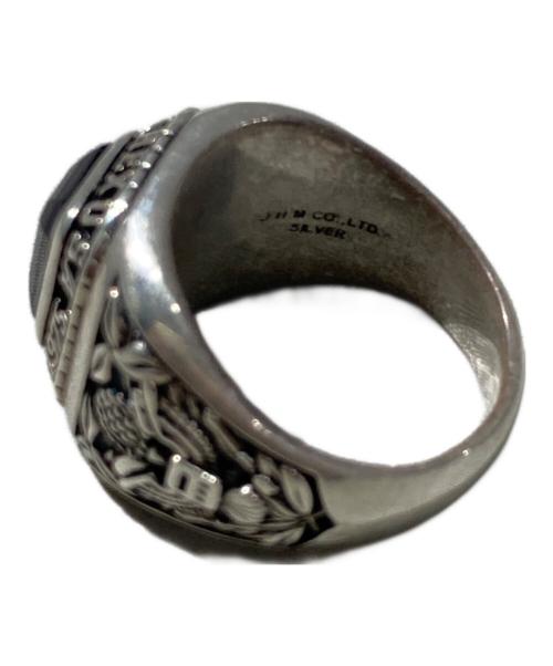 AVIREX（アヴィレックス）AVIREX (アヴィレックス) JAM HOME MADE (ジャムホームメイド) STERLING SILVER COLLEGE RING ONYX 