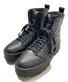 NIKE（ナイキ）の古着「WMNS AIR JORDAN 1 BROOKLYN BLACK/FLAT PEWTER-BLACK」｜ブラック