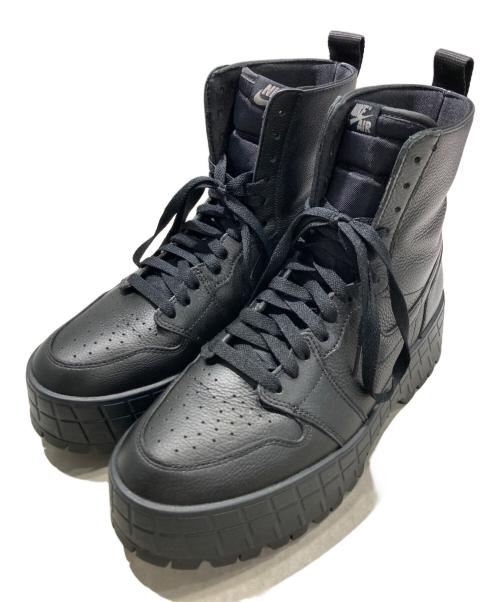 NIKE（ナイキ）NIKE (ナイキ) WMNS AIR JORDAN 1 BROOKLYN BLACK/FLAT PEWTER-BLACK ブラック サイズ:27.5㎝の古着・服飾アイテム