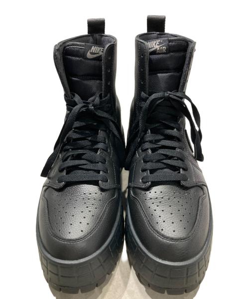 NIKE（ナイキ）NIKE (ナイキ) WMNS AIR JORDAN 1 BROOKLYN BLACK/FLAT PEWTER-BLACK ブラック サイズ:27.5㎝の古着・服飾アイテム