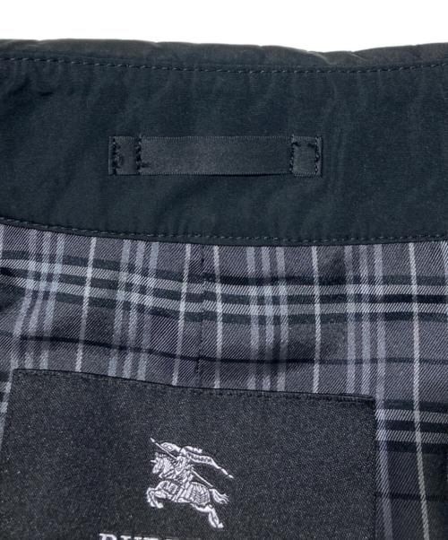 BURBERRY BLACK LABEL（バーバリーブラックレーベル）BURBERRY BLACK LABEL (バーバリーブラックレーベル) ミドル丈トレンチコート ブラック サイズ:Mの古着・服飾アイテム