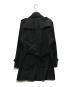 BURBERRY BLACK LABEL (バーバリーブラックレーベル) ミドル丈トレンチコート ブラック サイズ:M：15000円