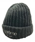 SUPREMEシュプリーム）の古着「Classic Logo Chunky Ribbed Beanie」｜ブラック