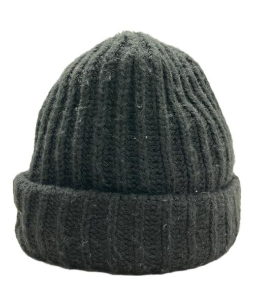SUPREME（シュプリーム）Supreme (シュプリーム) Classic Logo Chunky Ribbed Beanie ブラックの古着・服飾アイテム