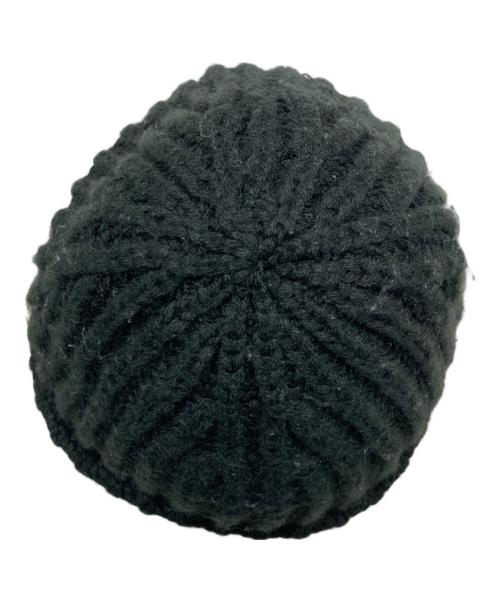 SUPREME（シュプリーム）Supreme (シュプリーム) Classic Logo Chunky Ribbed Beanie ブラックの古着・服飾アイテム