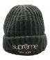 Supreme (シュプリーム) Classic Logo Chunky Ribbed Beanie ブラック：5000円