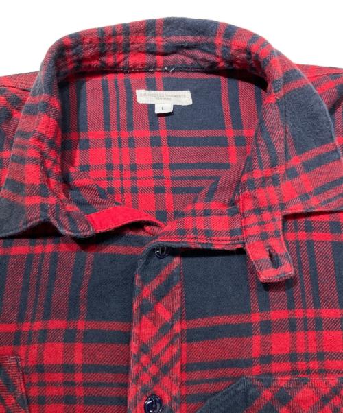 Engineered Garments（エンジニアド ガーメンツ）Engineered Garments (エンジニアド ガーメンツ) WORK SHRT レッド サイズ:Lの古着・服飾アイテム