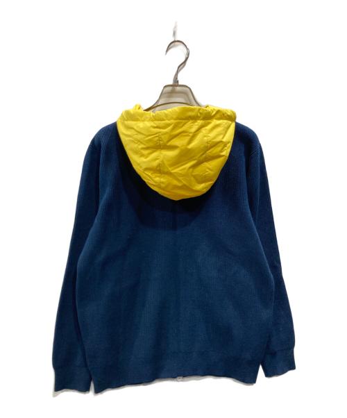 JACK BUNNY（ジャックバニー）JACK BUNNY (ジャックバニー) ニットジップパーカー ネイビー×イエロー サイズ:5の古着・服飾アイテム