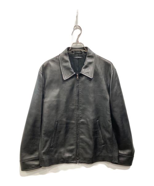 GUCCI（グッチ）GUCCI (グッチ) レザーブルゾン ブラック サイズ:50の古着・服飾アイテム