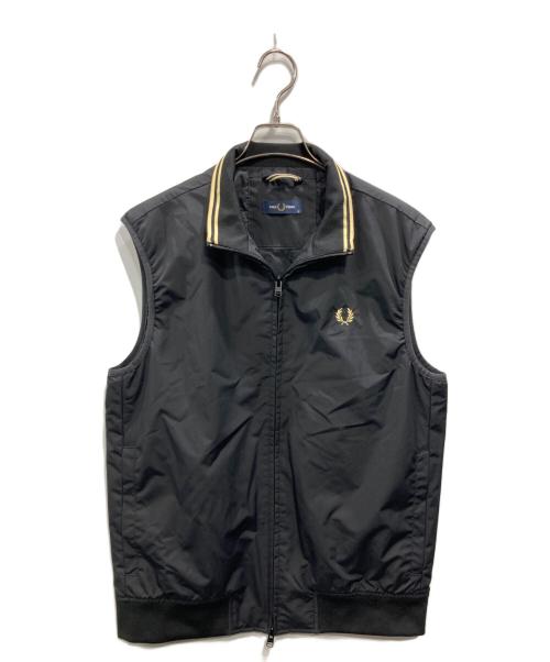 FRED PERRY（フレッドペリー）FRED PERRY (フレッドペリー) The Brentham Vest Gilet ブラック サイズ:Mの古着・服飾アイテム