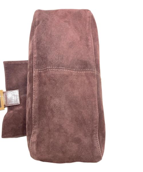 FENDI（フェンディ）FENDI (フェンディ) スエード マンマバゲット ブラウンの古着・服飾アイテム