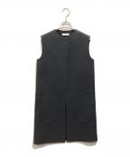 MADISON BLUEマディソンブルー）の古着「REVER LONG GILLET」｜ブラック