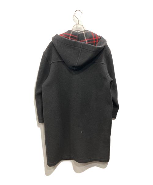 BURBERRY LONDON（バーバリーロンドン）BURBERRY LONDON (バーバリーロンドン) 裏地チェック柄ダッフルコート ブラック サイズ:XSの古着・服飾アイテム